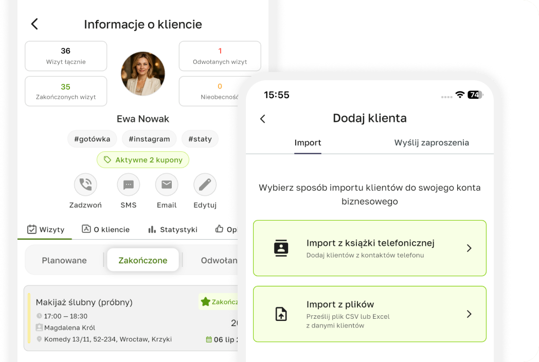 Terminka Partner: Baza klientów i CRM