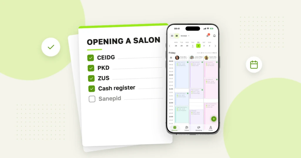 How to open a beauty salon in Poland in 2026: registration, ZUS, cash register, sanepid