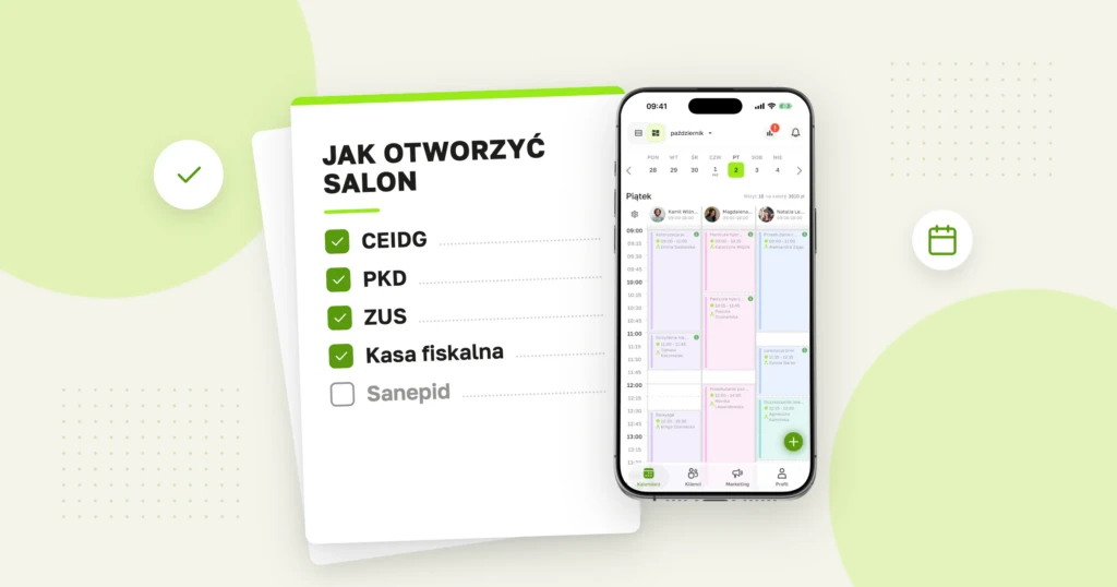 Jak otworzyć salon kosmetyczny lub fryzjerski w 2026: PKD, ZUS, kasa, sanepid